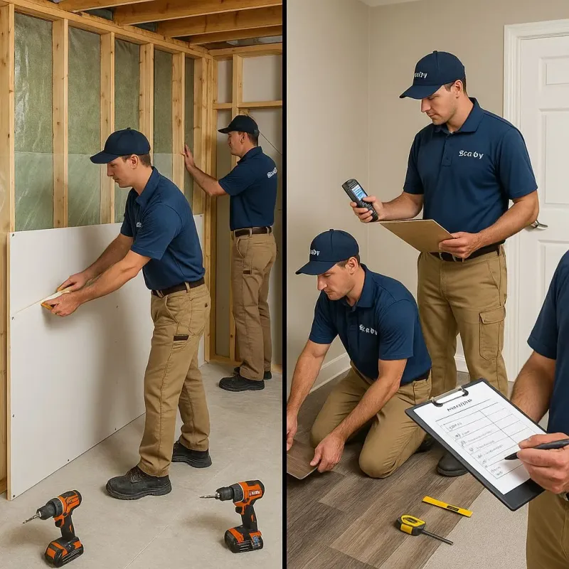 Repairs and Reconstruction process in Brightwaters, NY